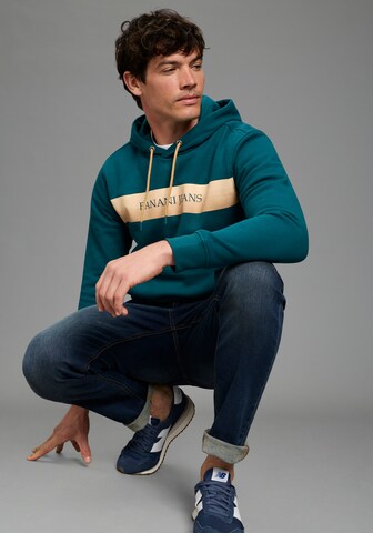 Bruno Banani LM Sweatshirt in Grün