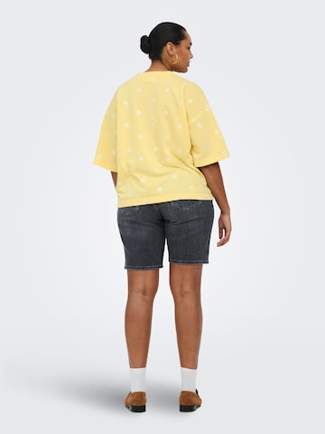 Felpa 'CARLUNA' di ONLY Carmakoma in giallo
