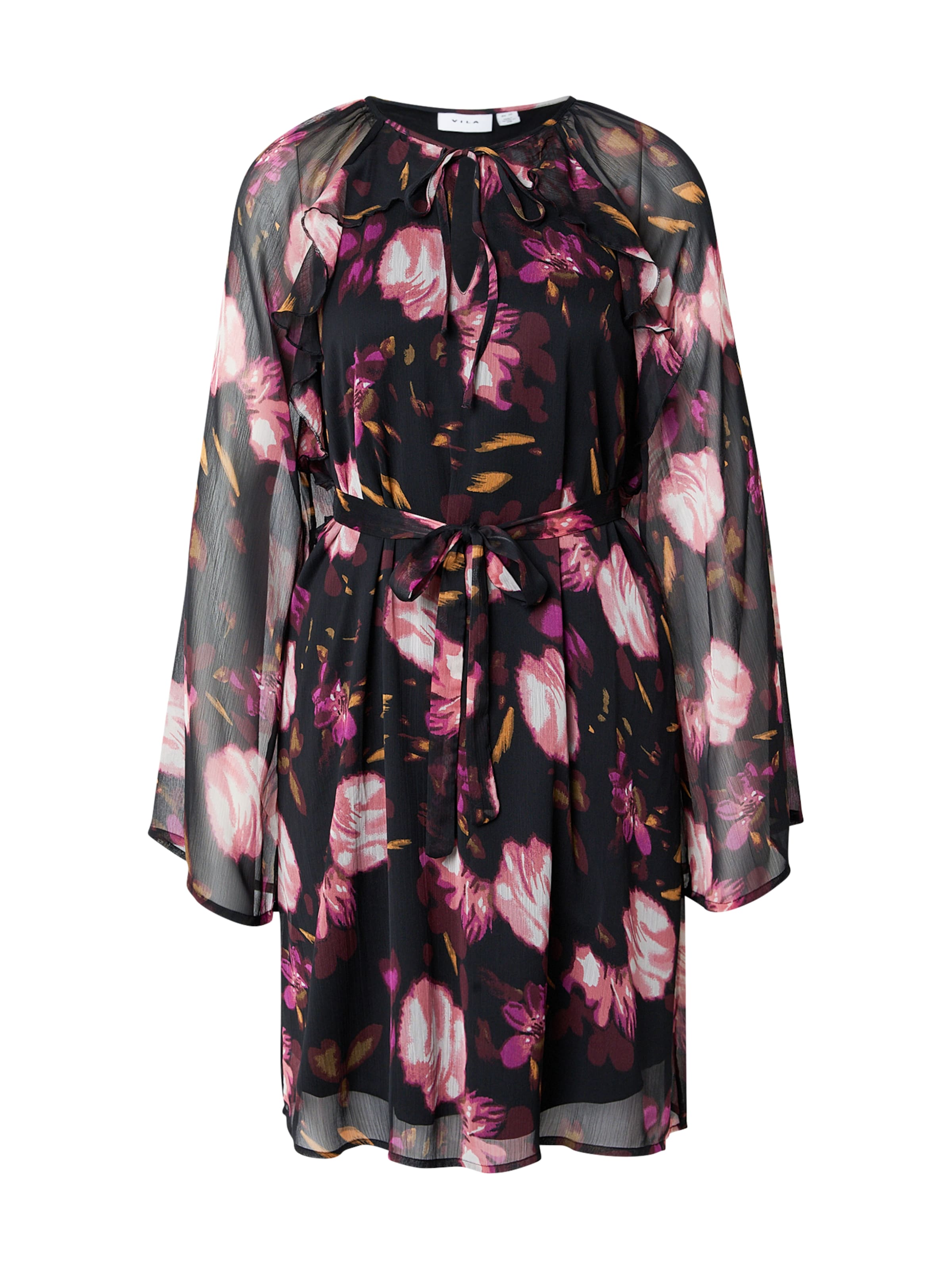 VILA Kleid in Schwarz: Vorderseite