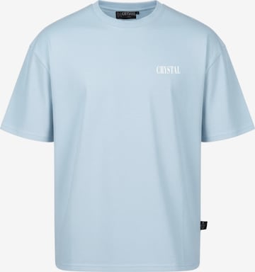 Crystal Paris Shirt 'Face' in Blue: front