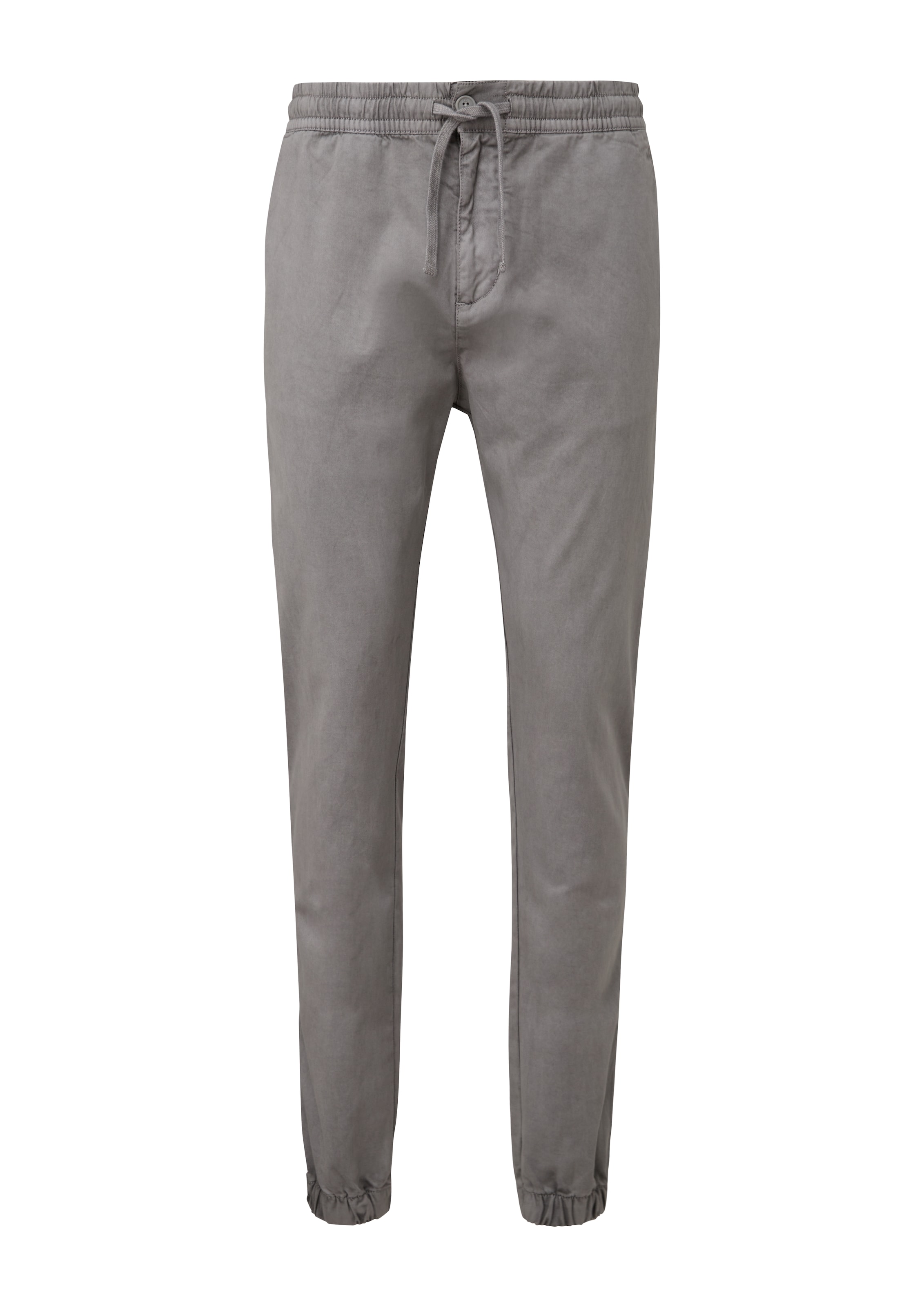 QS Broek in de kleur Stone grey, Productweergave