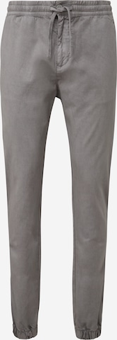 Effilé Pantalon QS en gris : devant