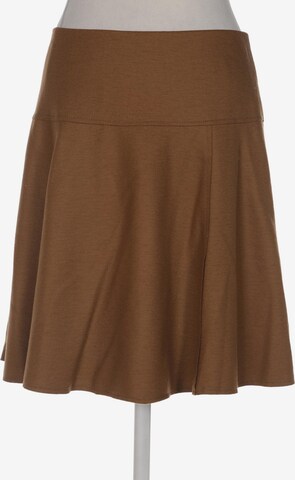 Turnover Skirt in S in Brown: front