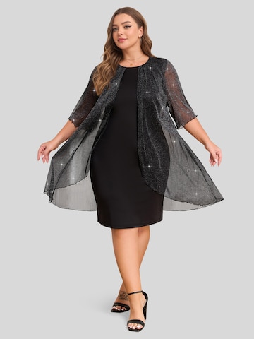 LapaPlus Jurk in Zwart: voorkant