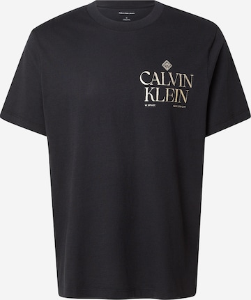 Calvin Klein JeansMajica - crna boja: prednji dio