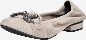 Regarde le Ciel Ballerina in Beige: front