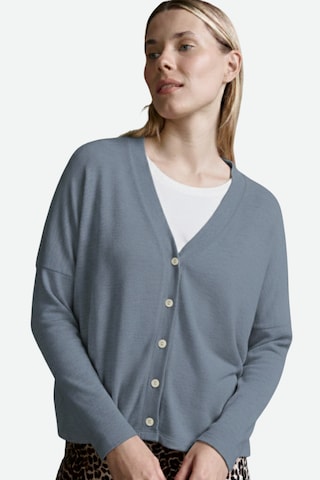 Cotton Candy Knit cardigan in Blue: front