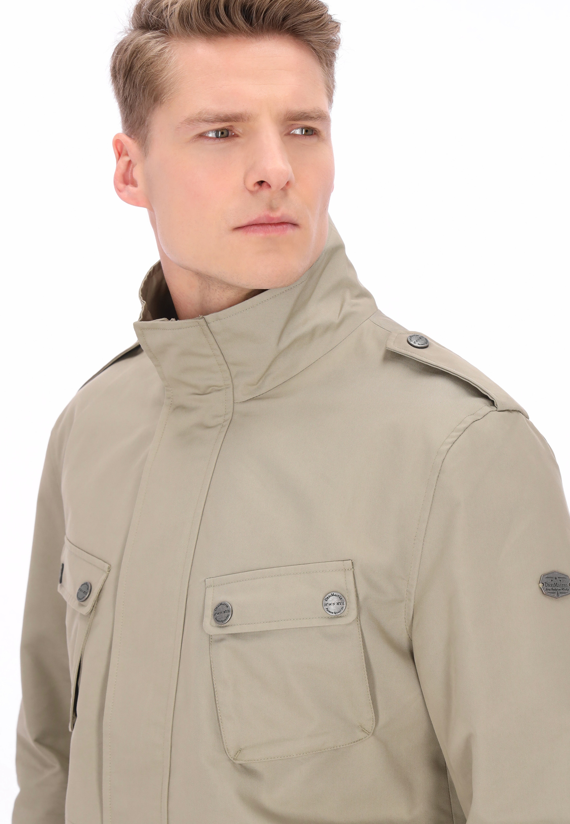 DreiMaster Klassik - Chaqueta de entretiempo en verde