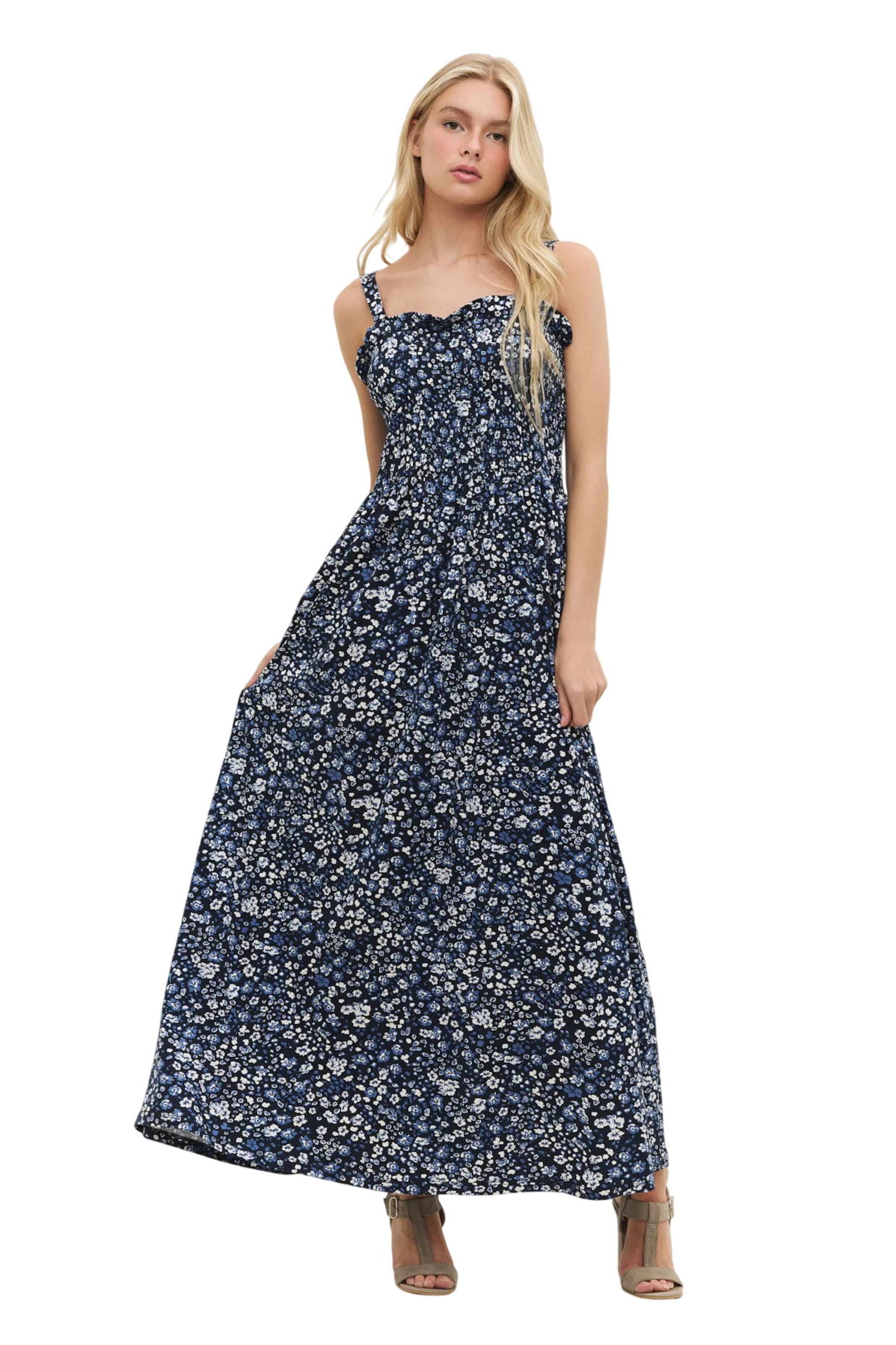 No Matter What Dress in Blue