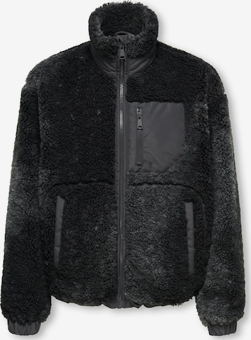 Veste en polaire fonctionnelle 'THOR' Only & Sons Junior en gris : devant