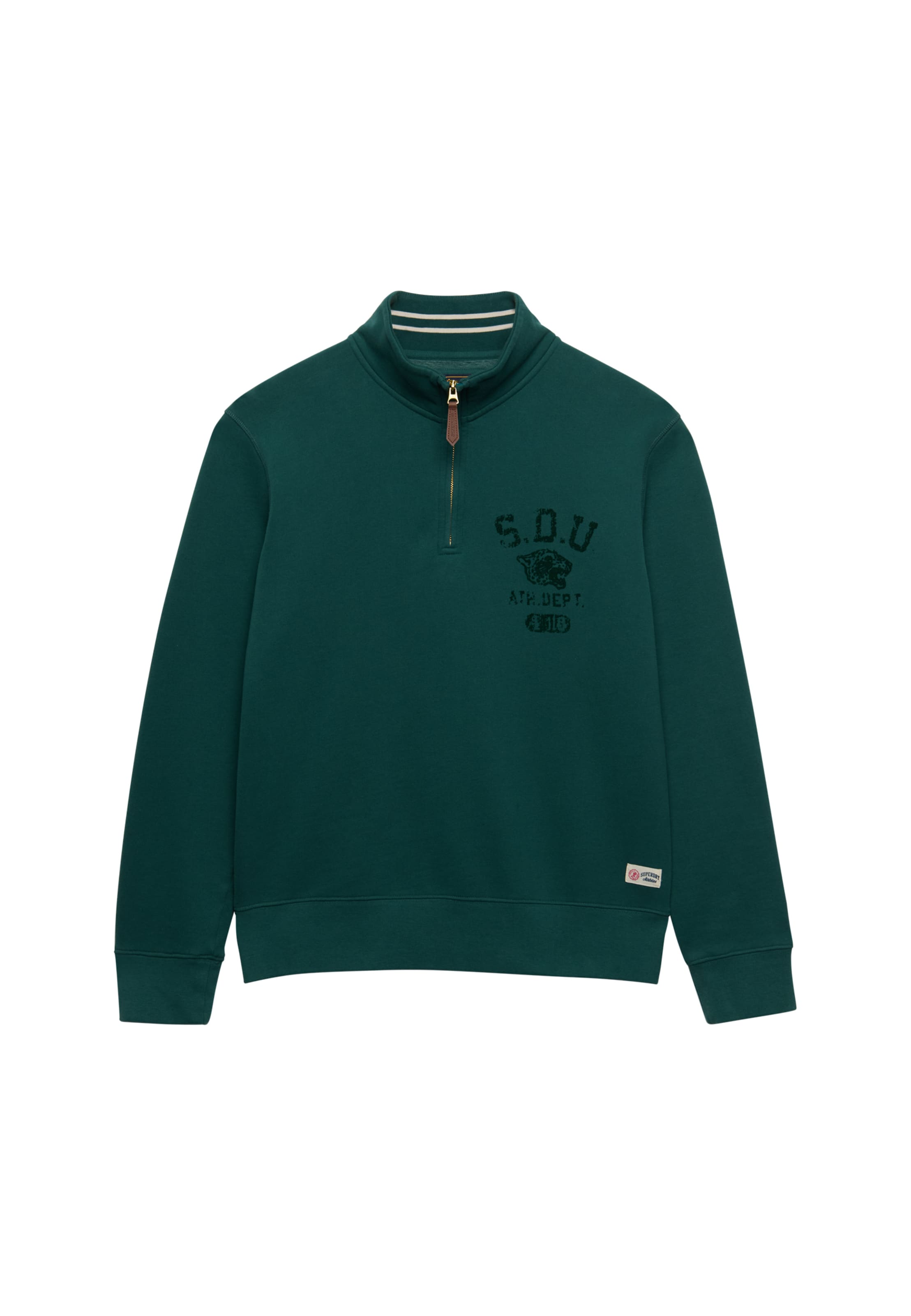Sweat-shirt Superdry & Co en vert : devant