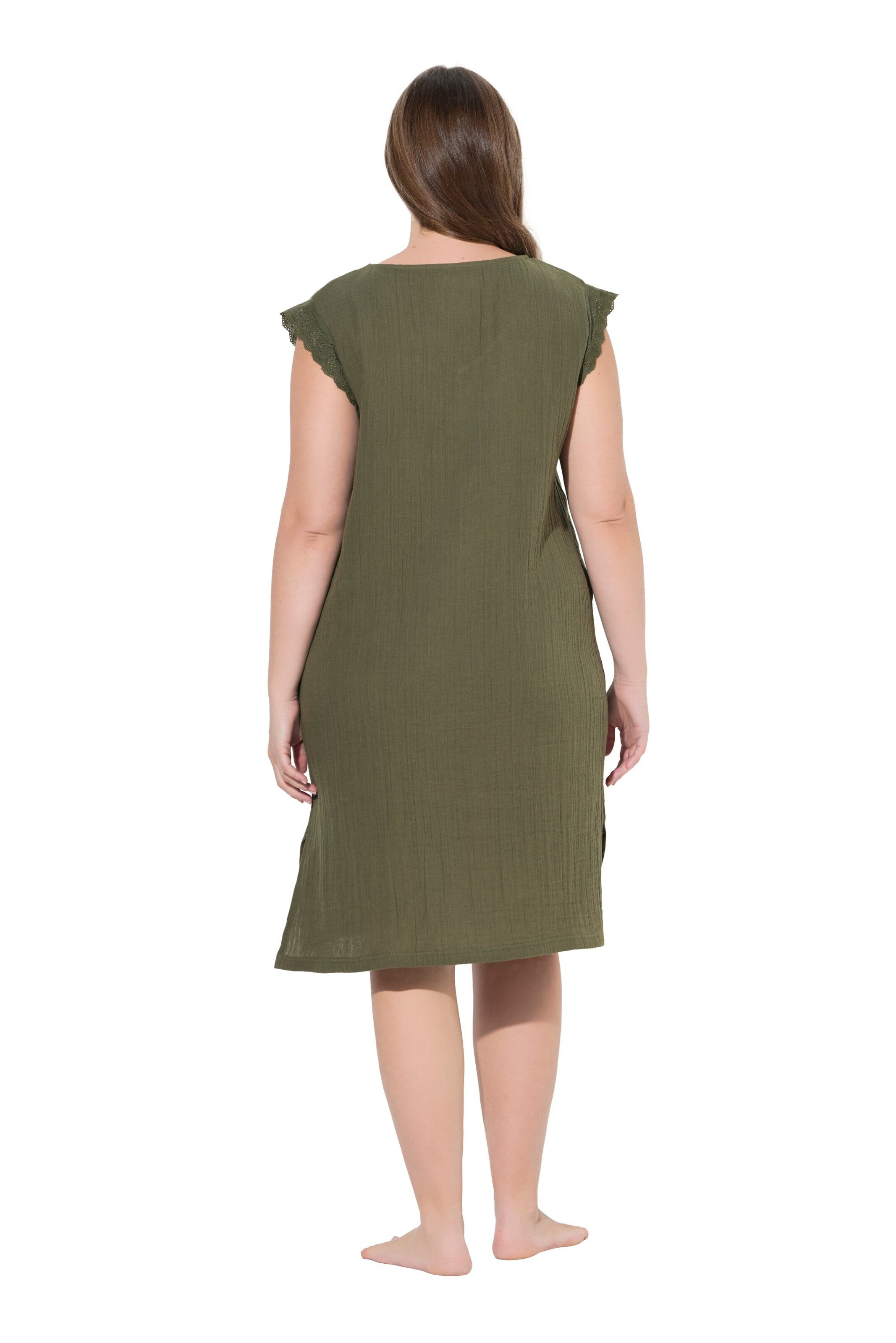 Ulla Popken Nachthemd in Groen