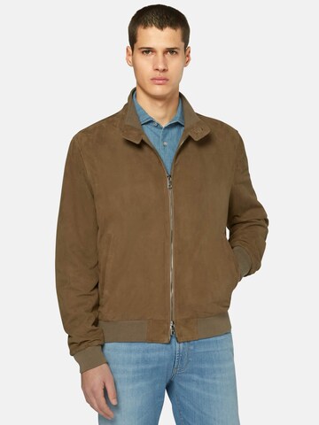 Boggi Milano Between-Season Jacket in Brown: front