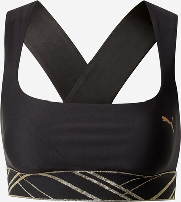 Bustier Soutien-gorge de sport PUMA en noir : devant