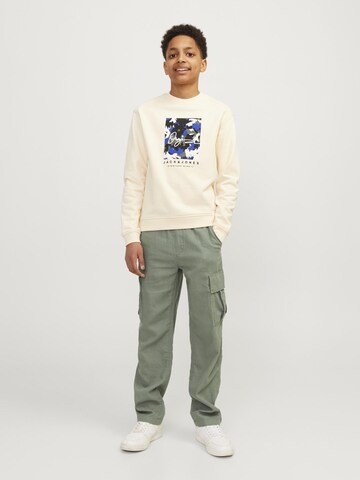 Jack & Jones Junior Wide leg Broek 'BILL NATE' in Groen