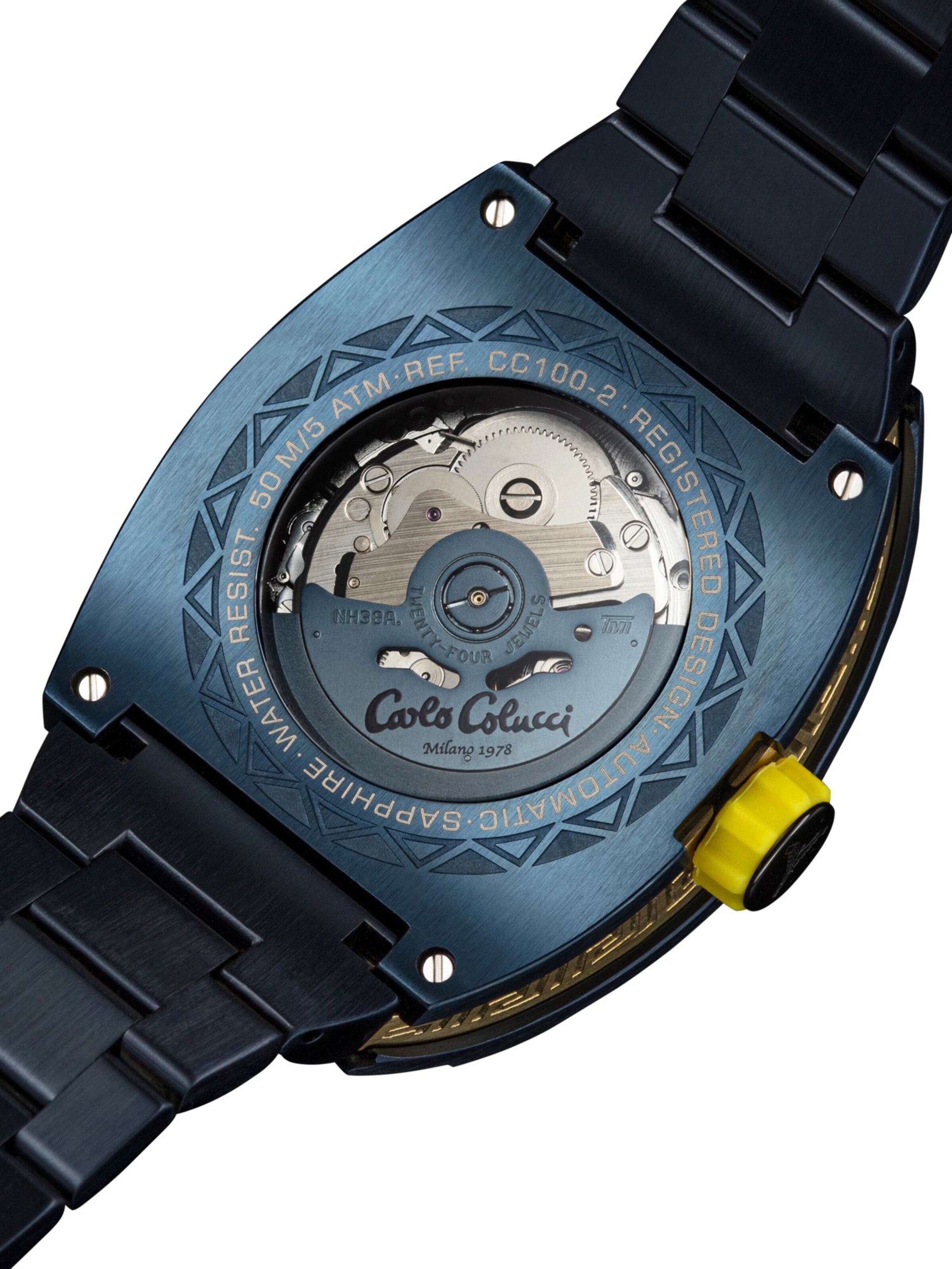 Carlo Colucci Analog Watch ' Donat ' in Blue