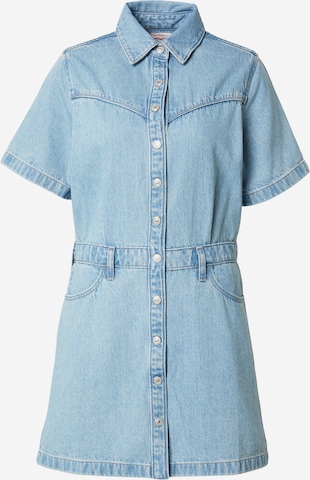 mėlyna LEVI'S ® Palaidinės tipo suknelė 'Short Sleeve Logan Western Dress': priekis