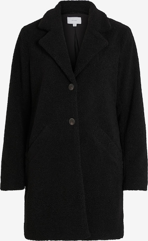 VILA Between-Seasons Coat in Black: front