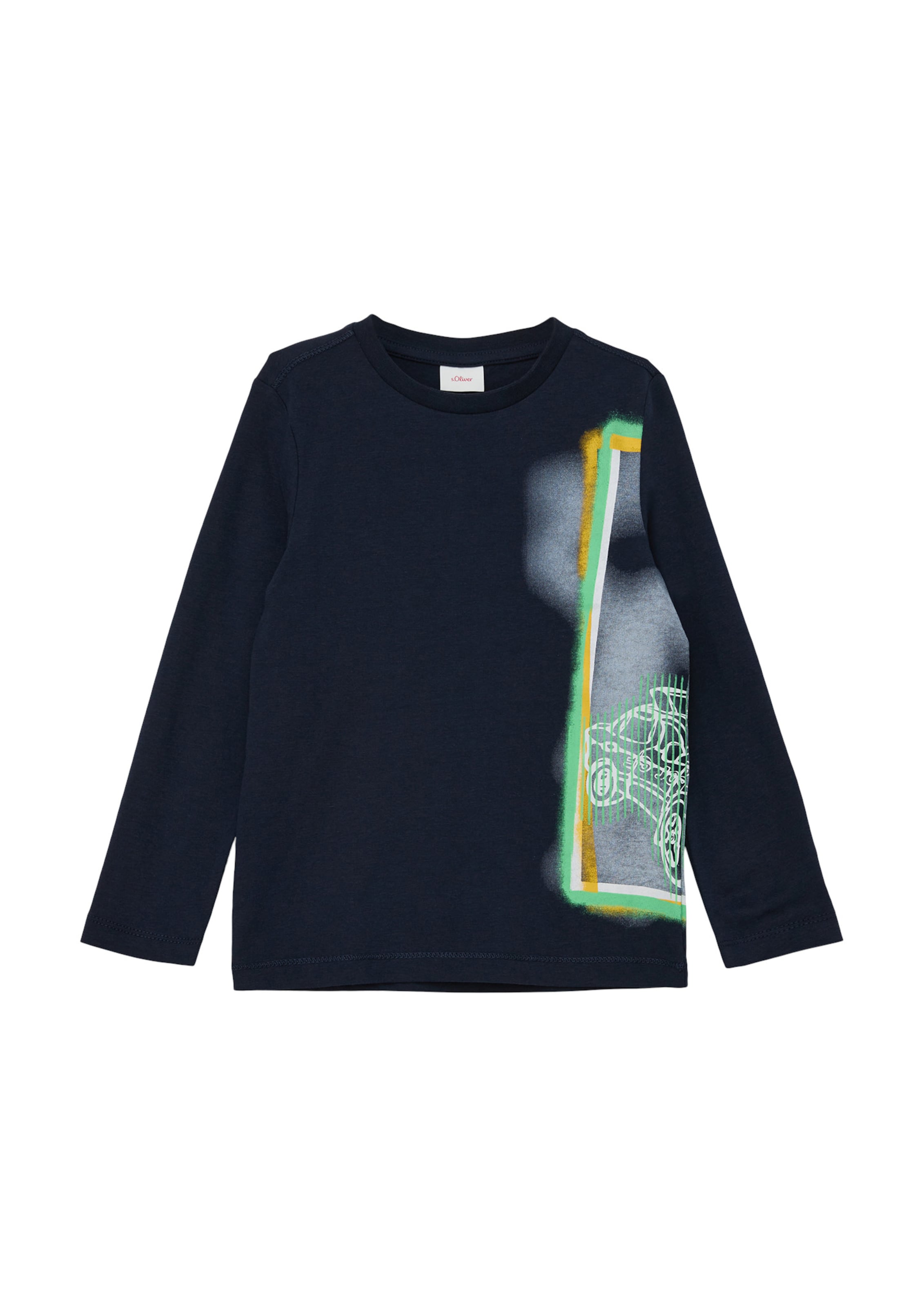 s.Oliver Shirt in Blauw: voorkant