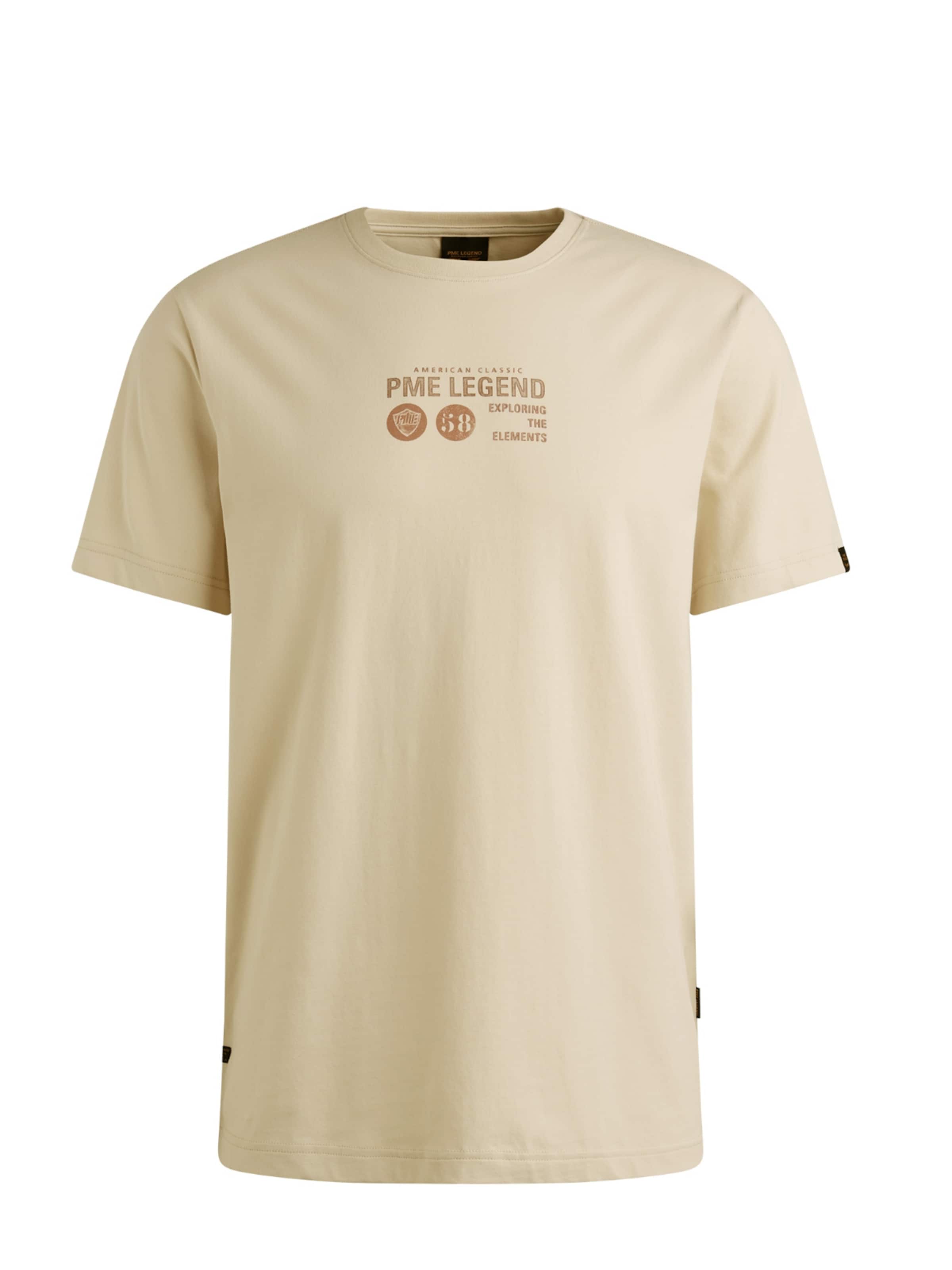 Pme-Legend Shirt 'PME Legend - Heren t-shirt' in White: front