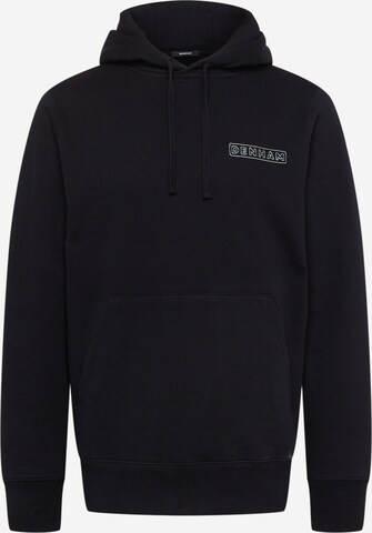 DENHAM Sweatshirt 'CLINTON' i svart: framsida