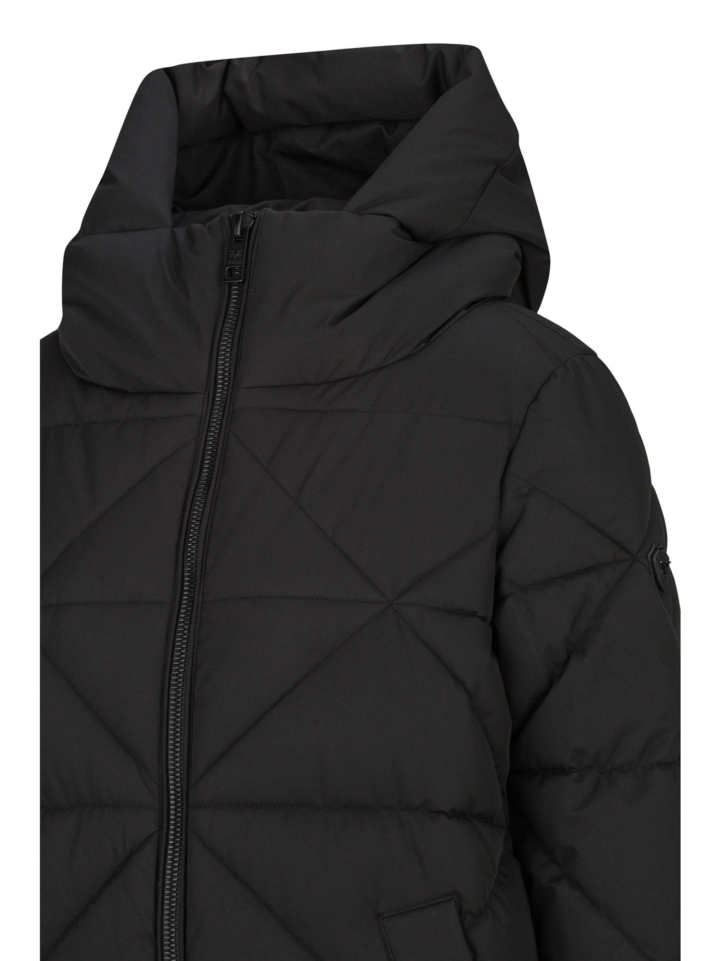 19V69 ITALIA Winterparka 'Jolien' in Zwart: voorkant
