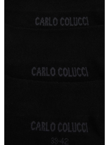 Chaussettes ' Amalfi ' Carlo Colucci en noir