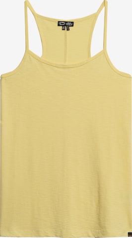 Haut Superdry en jaune : devant