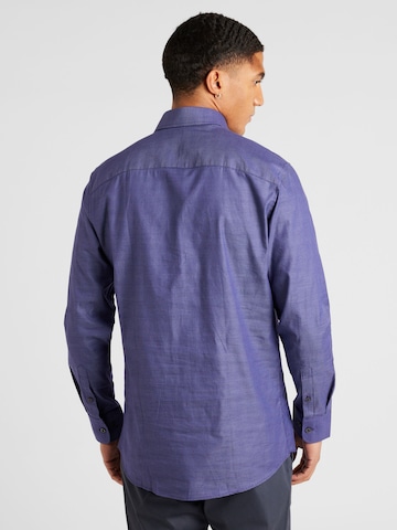 SELECTED HOMME Slim fit Button Up Shirt 'SOHO' in Blue