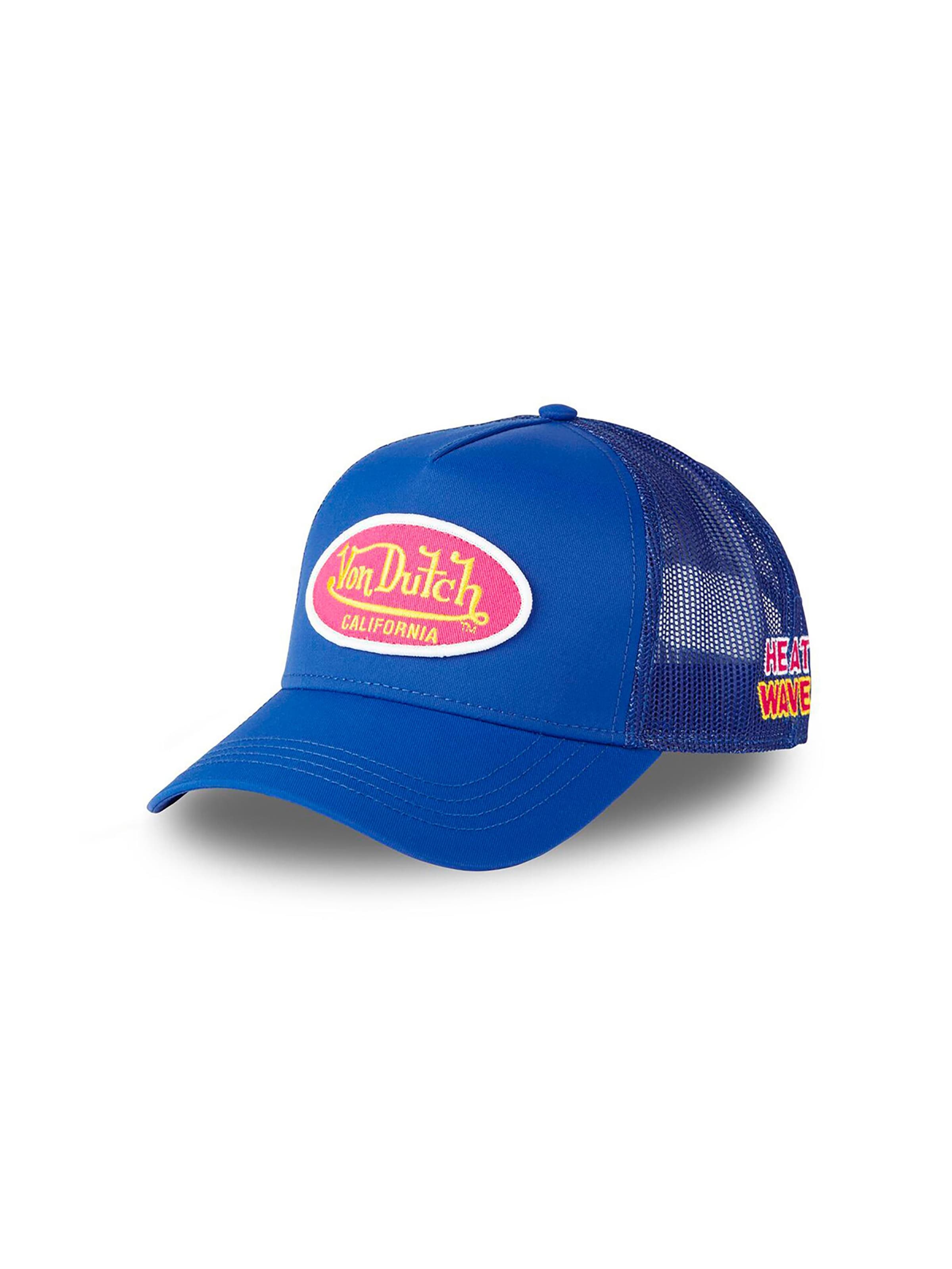 Von Dutch Cap 'Poly' in Blue: front