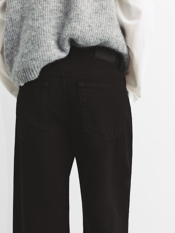 Pull&Bear Baggy Farmer 'TIRO MEDIO' - fekete