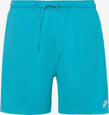 Nike Sportswear Regular Pants 'Club Flow' in Blue: front