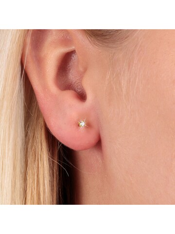 CHRIST Ohrringe in Gelb