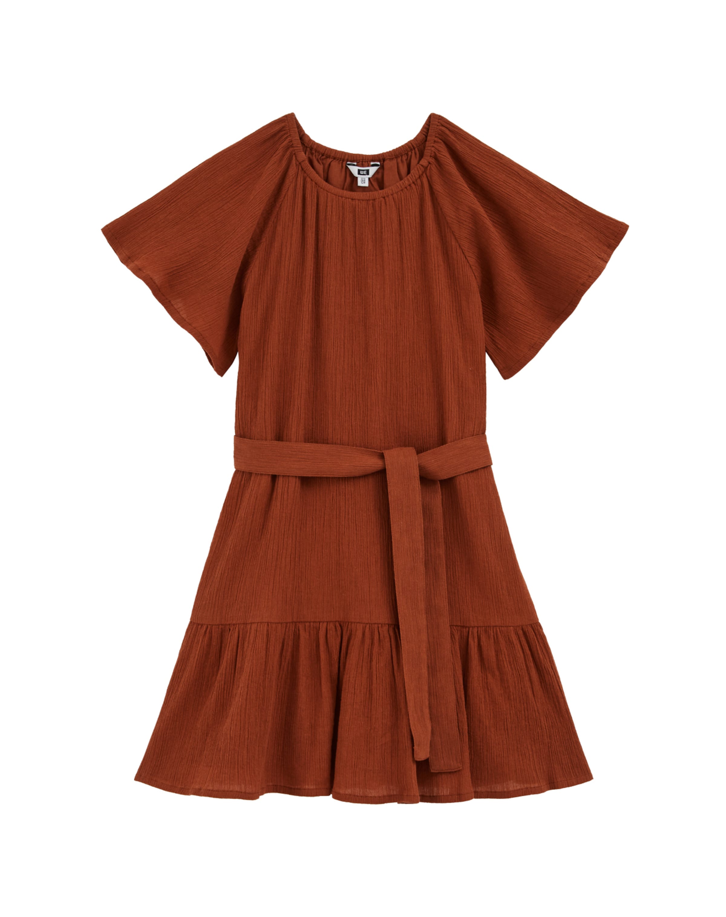 WE Fashion Kleid in Braun: Vorderseite