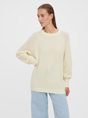VERO MODA Sweater 'Leanna' in Beige: front