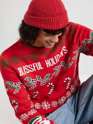 Only & Sons Свитер 'ONSXmas' в Красный