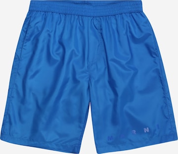 Shorts de bain Marni en bleu : devant