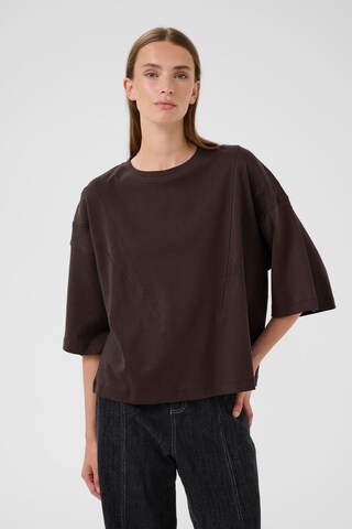 KAREN BY SIMONSEN Shirt 'Bristol' in Brown: front