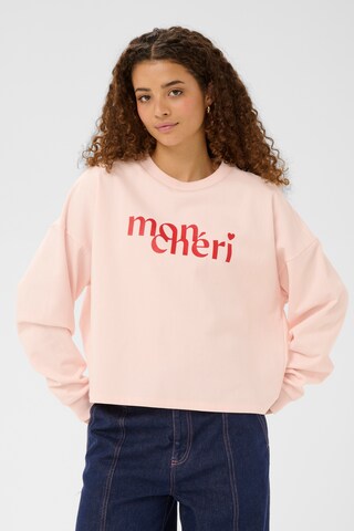 SAINT TROPEZ Sweatshirt 'PegrinaSZ' i pink: forside