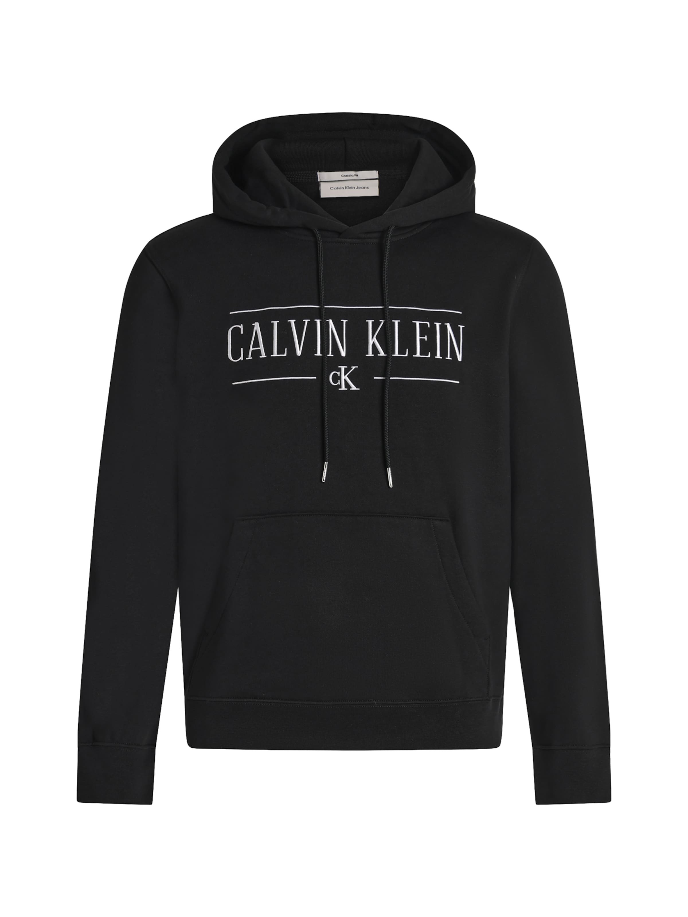 Felpa di Calvin Klein Jeans in nero: frontale