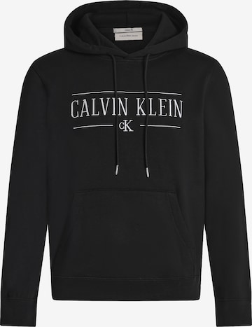 Felpa di Calvin Klein Jeans in nero: frontale