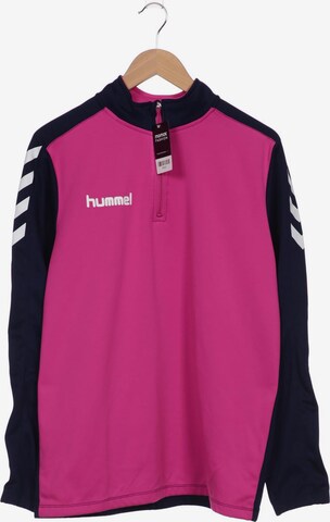 Hummel Sweatshirt & Zip-Up Hoodie in M in Pink: front