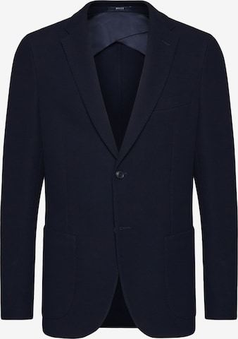 Coupe regular Veste de costume Boggi Milano en bleu : devant