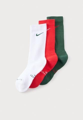 NIKE Спортивные носки 'ED ELVD' в Зеленый: спереди