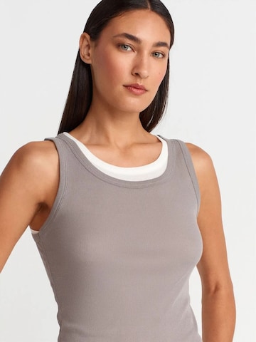 Dilvin Blouse in Grey