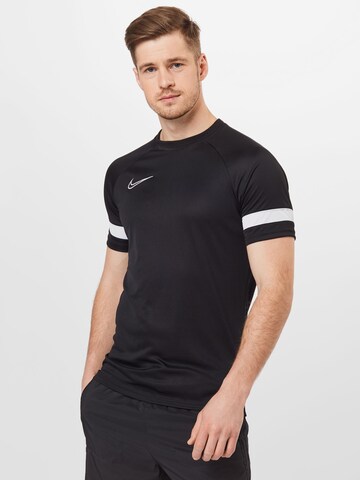 NIKE - Camiseta funcional 'Academy 21' en negro: frente