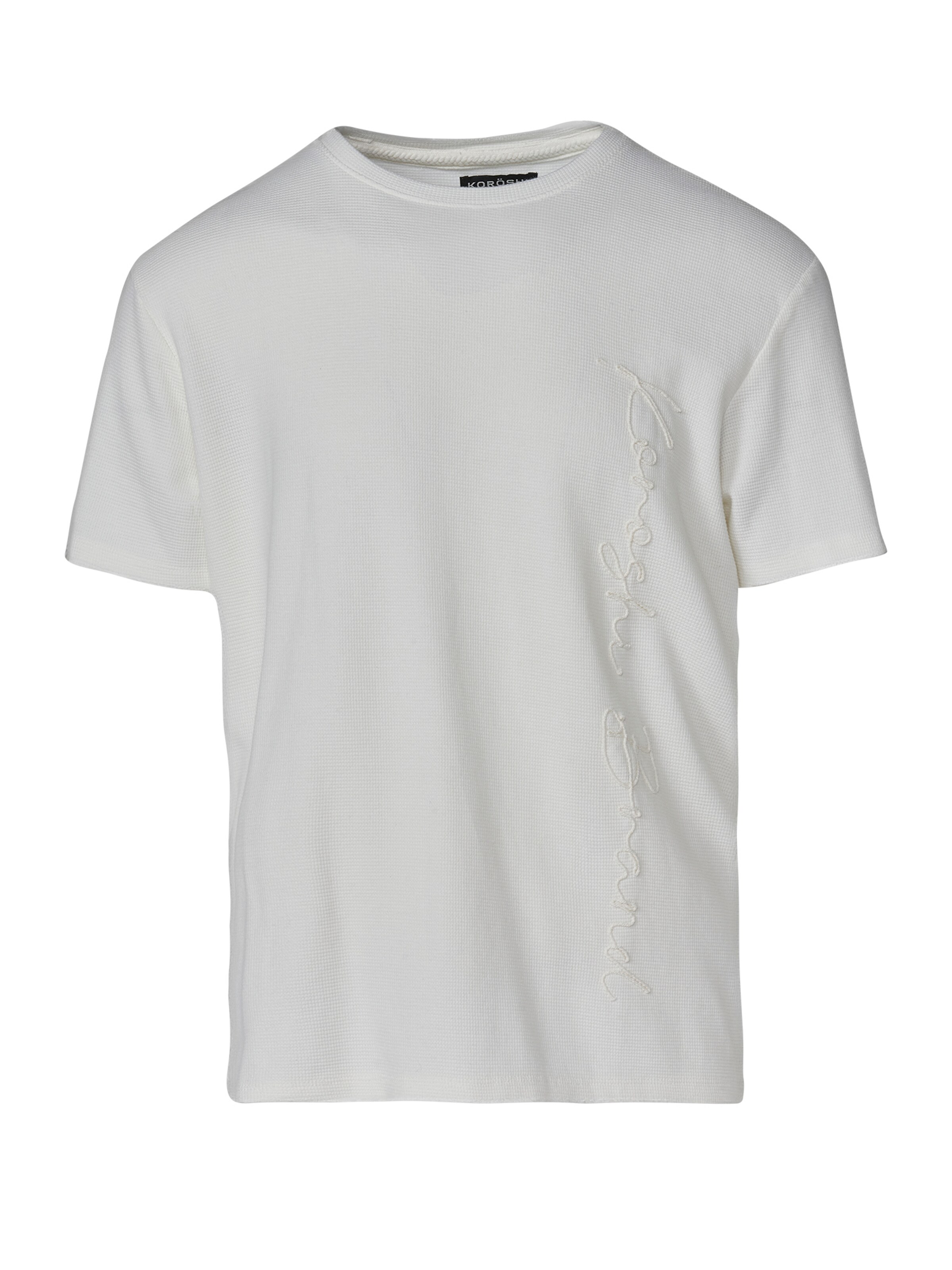 KOROSHI Tričko - Biela: predná strana