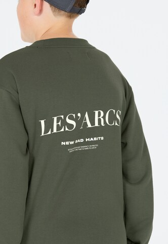 Les'Arcs Sweatshirt 'Deasach' in Green