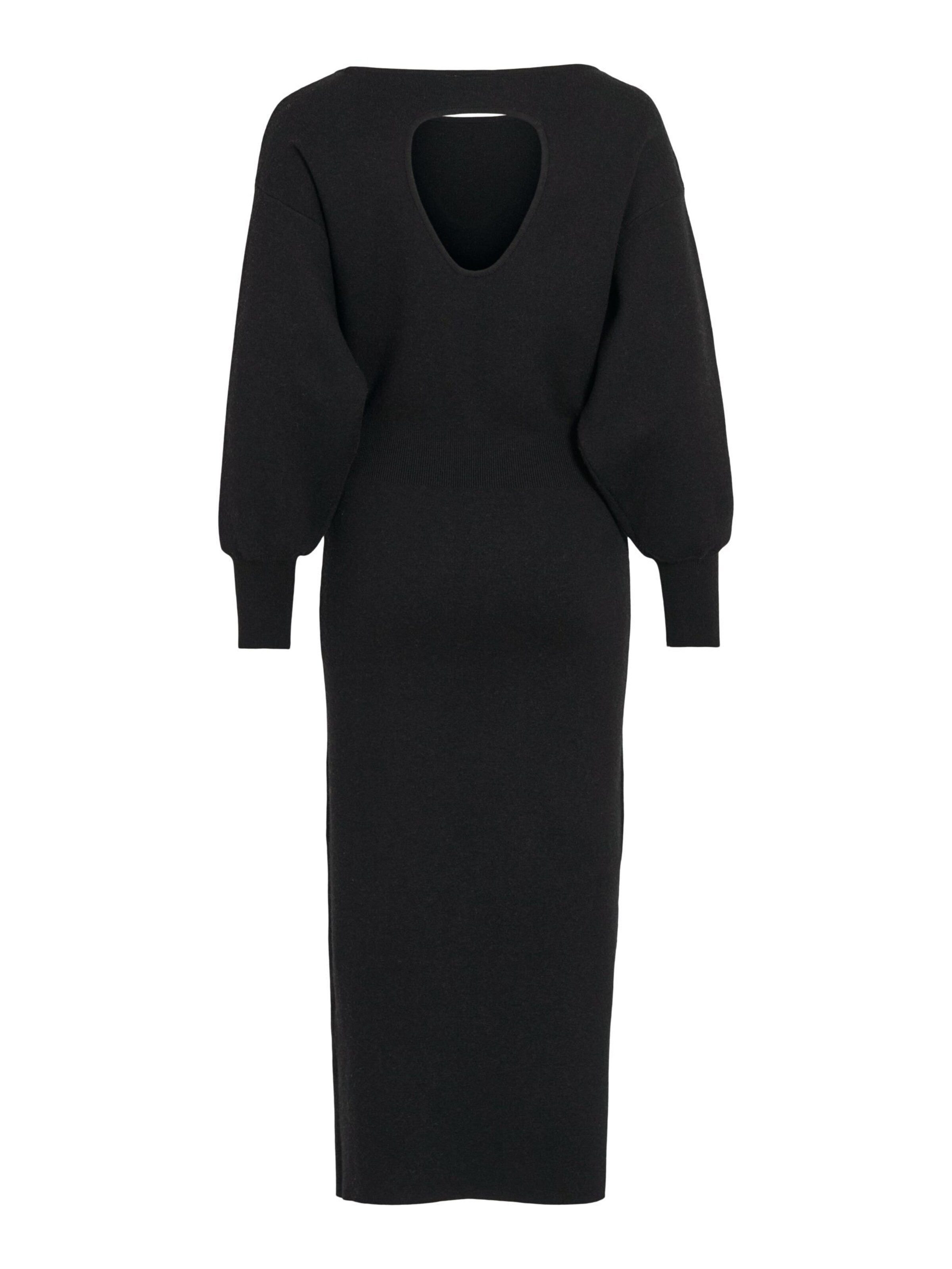 ROUGE EDIT Strikkjole i blå