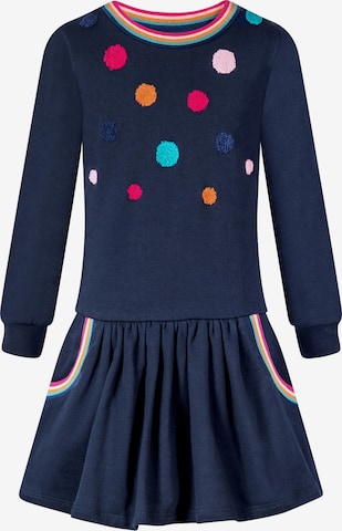 Robe happy girls en bleu : devant